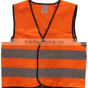 OEM Service Unisex Breathable Adults Jackets Yellow High Visibility Reflective Safety Vest thumbnail-6