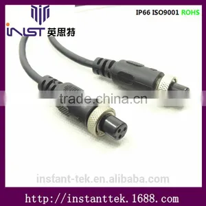 INST GX12 5pin Metal Srcew Waterproof Airplug Connector thumbnail-3