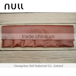 Brown Vintage Style Scroll Storage Bag With Leather Strap thumbnail-4