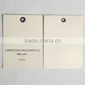 High Quanlity Garment Paper Hangtag for Trouser Jumpsuit thumbnail-3