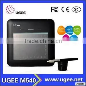 Ugee M540 Wirless Signature Pad Digital Signature Pad 5*4 Inch 1024 Pressure Sensitive 2800 LPI 133RPS thumbnail-1