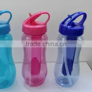 Best Selling Plastic Drinking Bottle With Ice Tube thumbnail-1