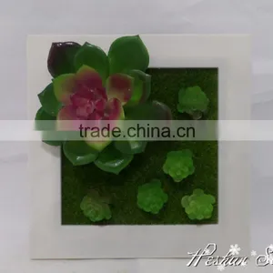 2016 New Product Christmas Home Decoration Artificial Succulent With Led Light for Home Art Decoration thumbnail-4
