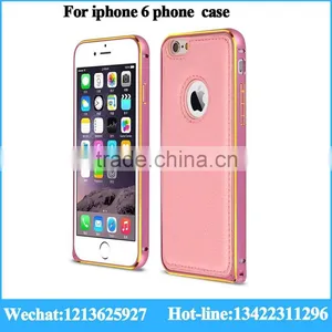 Genuine Leather Phone Case for Apple Iphone 5.5inch Phone Leather Case for Iphone With Metal Bumper Quality Choice thumbnail-5