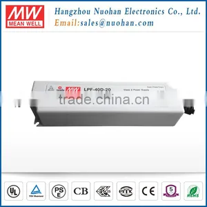 Mean Well 40W Dimmable Led Driver/40W 20V Led Driver 40W Constant Voltage Led Driver thumbnail-2