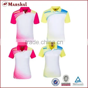 2015 Jersey T-shirt With Collar in Wholesale Price,Unisex Sexy Tennis Uniforms thumbnail-1