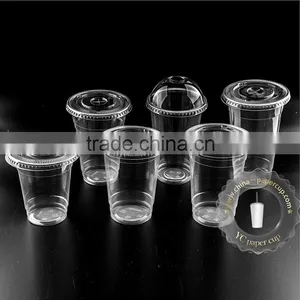 Cold Drink Ice Cream Clear PET Cups and Lids Quality Choice thumbnail-4