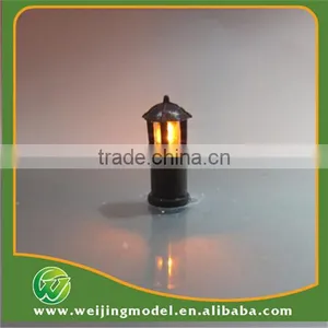 Architecture Plastic Building Scale Model Materais Nonluminous Garden Light thumbnail-1