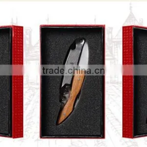 *2015 New Products Corkscrew Red Wine Bottle Opener Wine Knife China Supplier thumbnail-2