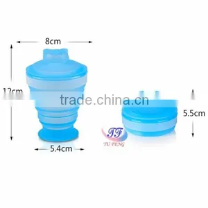 2015 Convenient Travel Foldable Popular Colorful Coffee Cup Holder thumbnail-3