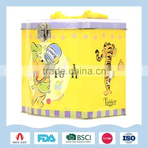 Coin Bank Box With Lock and Key for Saving Money thumbnail-2