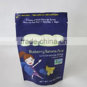 HACCP Quality 40g Snack Food Stand Up Zipper Bag thumbnail-1