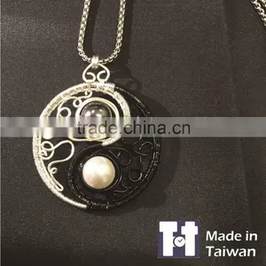 Customized Charm 925 Silver Tai Chi Necklaces Jewelry thumbnail-1