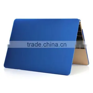 Wholesale Colored Plastic Hard Shell Case For 2015 MacBook 12 Inch A1534 Dark Blue thumbnail-2