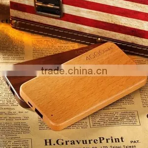 Wooden Power Bank 4000 Mah for Mobile Phone MP3 MP4 thumbnail-1