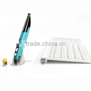 2016 New Design Patent 2.4G Touch Pen Mouse & Modern Colored Wireless Keyboard Combo Without Mouse Hand thumbnail-3