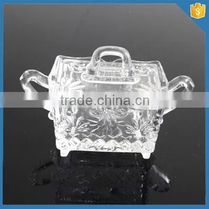 Fine Gift Crystal Glass Jewelly Box With Ear thumbnail-1