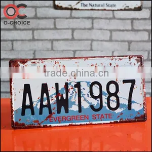 15x31cm New License Plate Retro Tin Signs thumbnail-3