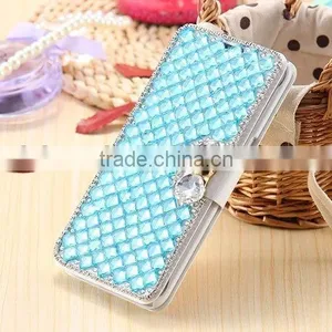 Noble & Shiny Diamond Crystal Case for Samsung Galaxy S7 Luxury Leather Wallet Case thumbnail-2