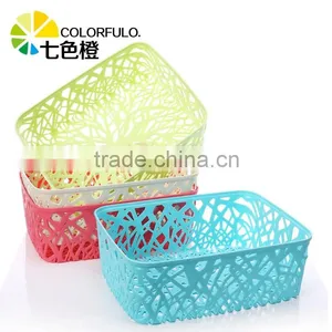 Hollow Colorful Storage Basket Made in China thumbnail-1