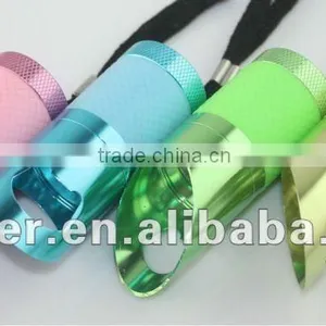 6 LED Fluorescence Cover Bottle Aluminum Flashlight thumbnail-1