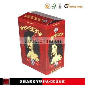 Velvet Custom Cylinder Cardboard Wine Box thumbnail-3