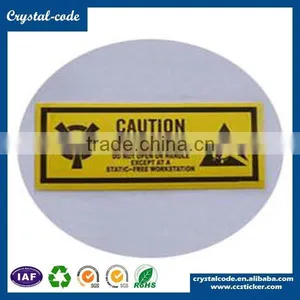 Personalized Asbestos Wacky Safety Electrical Warning Label thumbnail-3