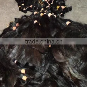 Top Quality Real Human Hair Bulk Brazilian Hair Braids Human Remy Hair Bulk Hair Extenson thumbnail-1