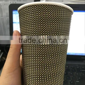 2016 Self Design Logo Colorful Printed Disposable Paper Coffee Cup Hot/Cold Paper Cups Wholesale thumbnail-2