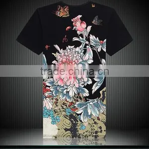 Wholesale Black Brand Printed T-shirts, Personalized Custom t Shirt/drifit Tshirt thumbnail-6
