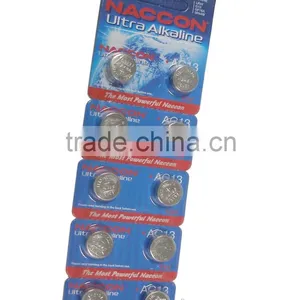 AG5 1.5V 52mAh Alkaline Button55 Cell Battery Sas thumbnail-2