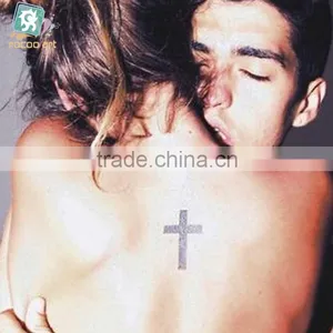 Temporary Sticker Finger Crosses Fake Tattoo Men Lady Couple Mini Body Art Tattoo thumbnail-4