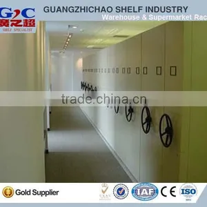 Manual Mobile Filing Cabinet Metal Book Shelving System thumbnail-1