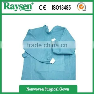 Reinforced Sterile Disposable Surgical Gown, SMS Material thumbnail-1