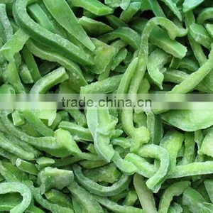2016 Supplie IQF Quick Frozen Sliced Green Pepper Frozen Pepper Low Price thumbnail-2
