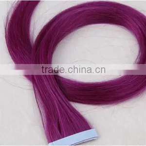 Wholesale Price 6A Grade Top Quality Brazilian Virgin Hair Double Drawn Colorful Tape Hair Extensions thumbnail-5
