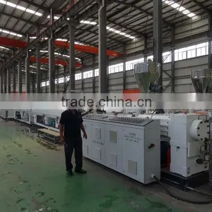 PVC 63-160MM SINGLE PIPE LINE WITH PARALLEL TWIN SCREW EXTRUDER ZS75 thumbnail-3