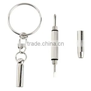 3 in 1 Professional Mini Screwdriver Repair Tool With Keychain for Watch / Mobile Phone / Camera Etc thumbnail-2