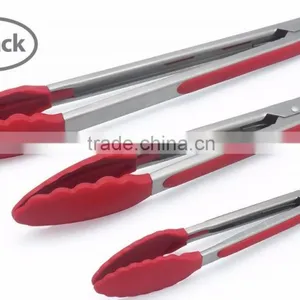 2016 Hot Sell FDA,LFGB ,ROHS Approved Silicone Tongs thumbnail-3