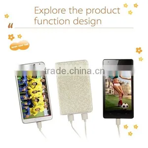 Guoguo Dual USB LED Light External Battery Pack Portable 11000mAh Power Bank for Iphone,samsung thumbnail-2