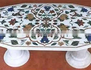 Inlay Marble Dining Table Manufacture thumbnail-1