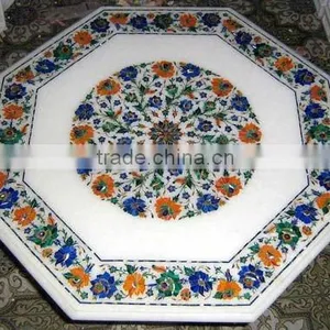 Marble Octagonal Table Top Manufacture thumbnail-1