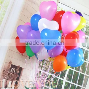 2016 China Manufacture Colorful Heart Latex Balloon of Party Supplies thumbnail-1