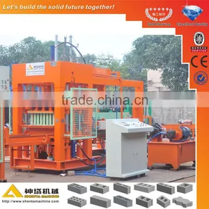 QTY8-15 High Output Hydraulic Press Brick Machine Price thumbnail-1