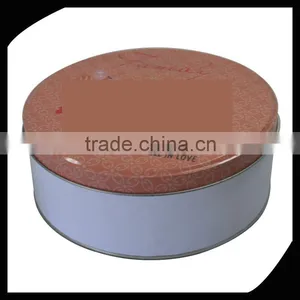 Round Shaped Printed Logo Tin Gift Box on Sale/Custom Fashion High Quality Gift Round Tin Box/mini Round Special Gift Tin Box thumbnail-1