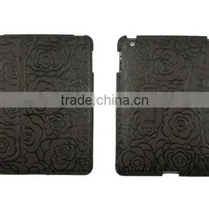 Rotating Retro Map Pattern PU Leather Smart Cover Stand Case for IPad 3 and for the New IPad thumbnail-1