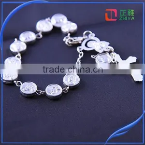 Fatima Silver Catholic Rosary Gift thumbnail-1