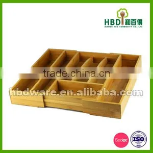 Bamboo Kitchen Cutlery Tray,bamboo Tray,wood Tray Wholesale thumbnail-1