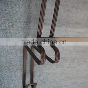 Teak Over the Door Towel Rack ORB Powder Coating Finish thumbnail-4