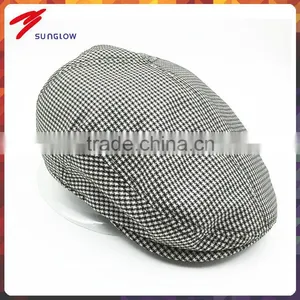 Custom Design High Quality Men's Plaid Ivy Cap thumbnail-1